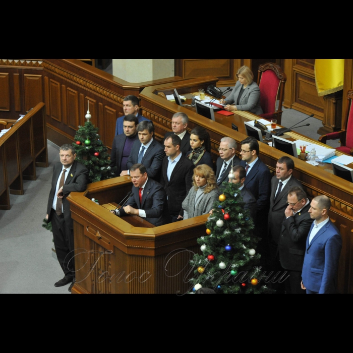 17 січня 2017 пленарне засідання Верховної Ради України.
Фракція РП.