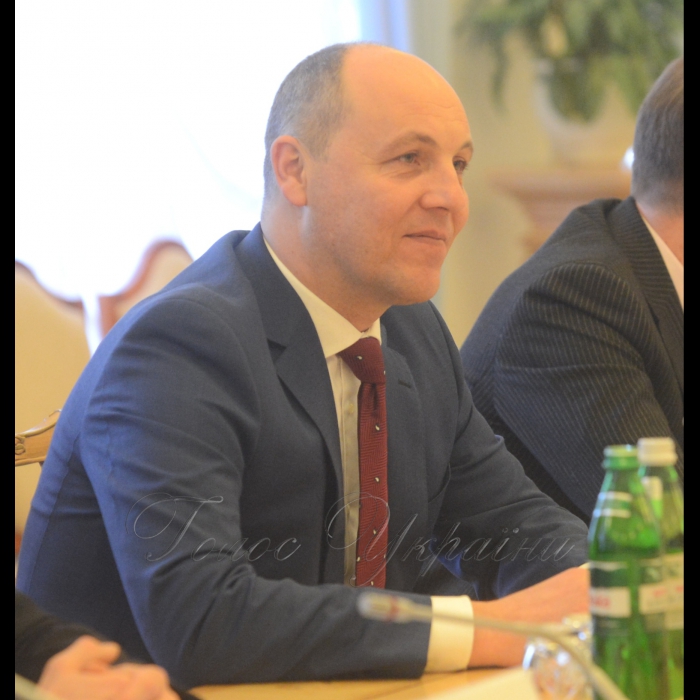Зустріч Голови Верховної Ради України Андрія Парубія з Александером Вінніковим, Головою представництва НАТО в Україні, директором офісу зв’язку НАТО