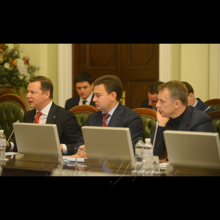 6 лютого 2017 погоджувальна рада керівників депутатських фракцій і груп у ВР.
Олег Ляшко - РП, Віктор Бондар - Відродження, Ярослав Москаленко - ВОЛЯ.