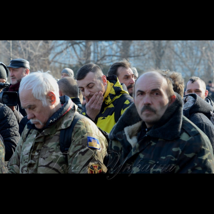 20 лютого 2017 Київ, панахида за Героями Небесної Сотні та борцями за незалежність України.
