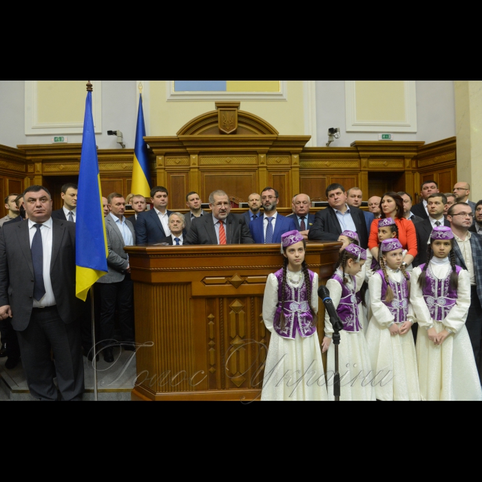 23 лютого 2017 до парламенту завітав ансамбль Кримськотатарського культурного центру 