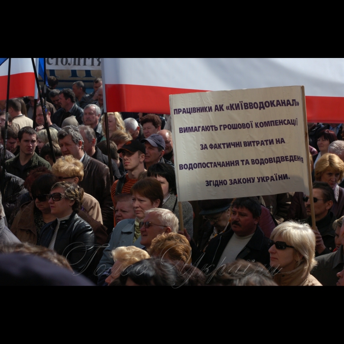 23 квітня 2009 біля КМДА ВГО «Асоціація рибалок України», Союз човнярів Київщини, ГО «Планета сильних», Партія Зелених, партія «Єдиний Центр», ГО «Еко-право», звільнені працівники КП «Плесо» та незалежні профспілки провели акцію протесту проти рішення київської влади щодо приватизації міських пляжів, прибережних територій, насосних та очисних споруд, та передачі в довгострокову оренду внутрішніх водойм.