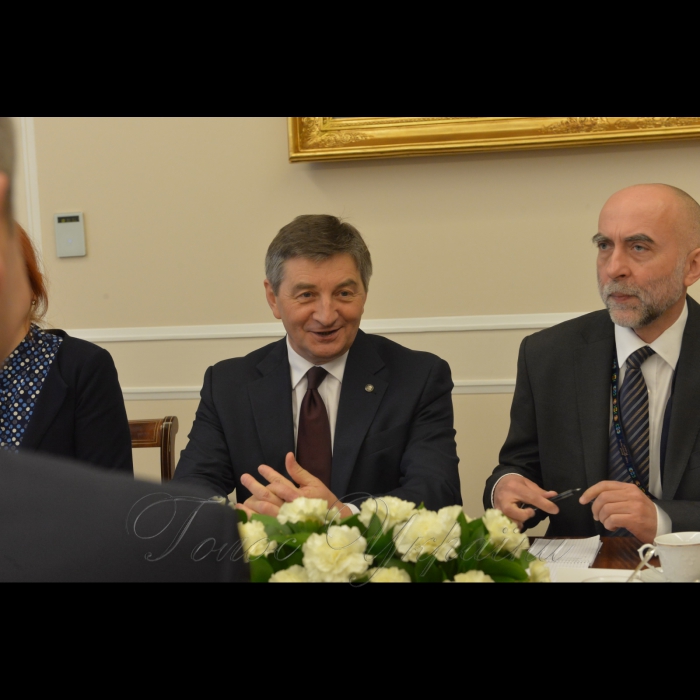 28 березня 2017 зустріч Голови Верховної Ради України А. Парубія з Маршалком Сейму Республіки Польща Марек Кухчінським (кабінет Маршалка).