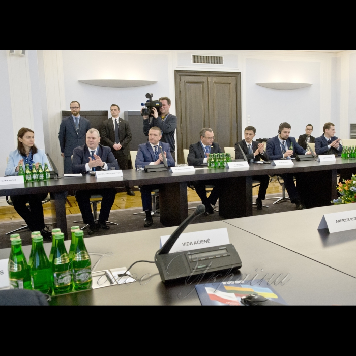 27 березня 2017 відкриття пленарного засідання Восьмої сесії Міжпарламентської асамблеї Верховної Ради України, Сейму Литовської Республіки та Сейму і Сенату Республіки Польща.