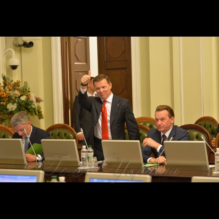 3 квітня 2017 погоджувальна рада ВР.
Юрій Бойко, Олег Ляшко, Олександр Біловол.