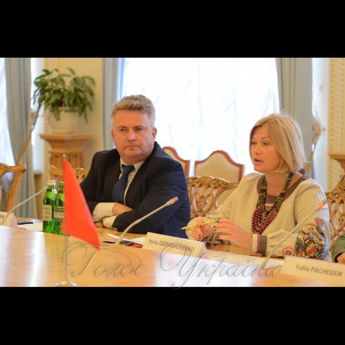 19 травня 2017 зустріч першого заступника Голови Верховної Ради України І.В. Геращенко з заступником Голови Палати представників Парламенту Королівства Марокко X. Буффаррашен.