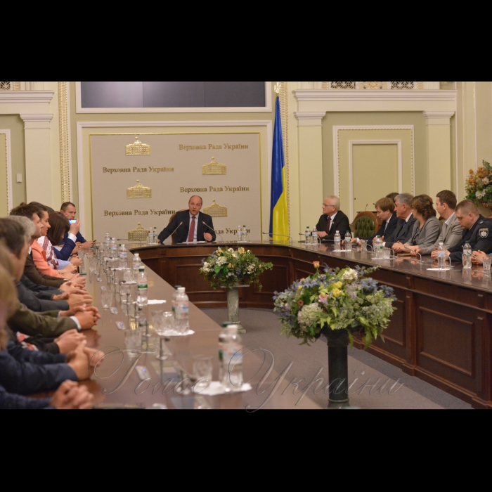 24 травня 2017 Голова Верховної Ради України А.Парубій вручив дипломи лауреатів Премії Верховної Ради України за внесок молоді у розвиток парламентаризму та місцевого самоврядування, Премії Верховної Ради України педагогічним працівникам загальноосвітніх, професійно-технічних, дошкільних та позашкільних навчальних закладів за успіхи у здійсненні навчання та виховання та Премії Верховної Ради України найталановитішим молодим ученим у галузі фундаментальних і прикладних досліджень та науково-технічних розробок за 2015 рік.
