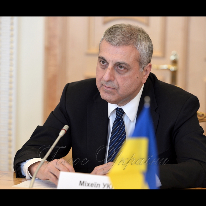 24 травня 2017 зустріч Голови Верховної Ради України Андрія Парубія з Надзвичайним і Повноважним Послом Грузії в Україні М. Уклебою.