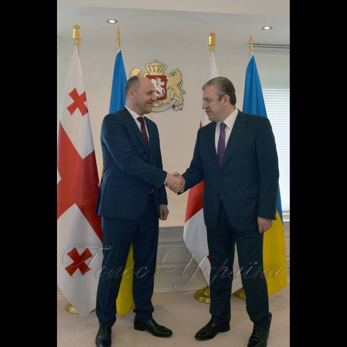 29 травня 2017 робочій візит Голови Верховної Ради України Андрія Парубія до Грузії, з метою участі у Пленарному засіданні весняної сесії ПА НАТО.
Зустріч Голови Верховної Ради України  Андрія Парубія з Прем’єр-міністром Грузії Георгій Квірікашвілі.