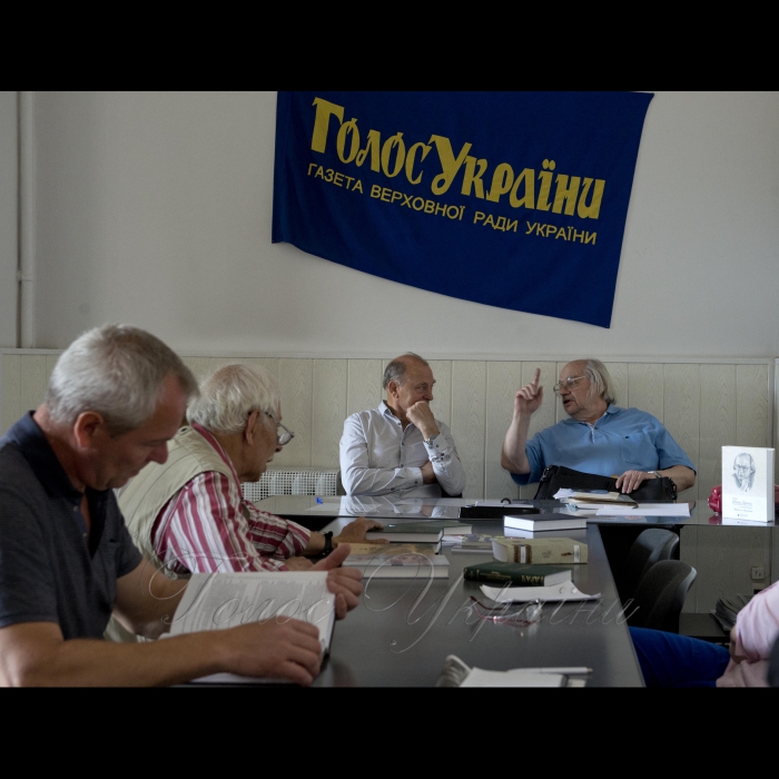 2 червня 2017 гість редакції «Голос України» письменник Іван Драч.