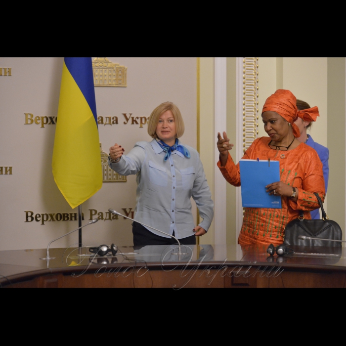 9 червня 2017 зустріч першого заступника Голови Верховної Ради України І. Геращенко з Заступником Генерального секретаря ООН, виконавчим директором структури 
