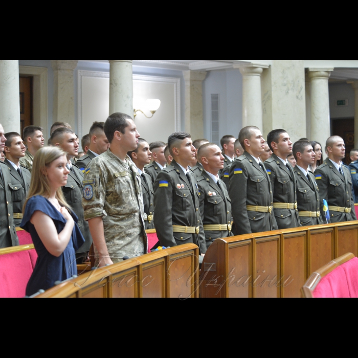 3 липня 2017 урочисте засідання під головуванням Голови Верховної Ради України Андрія Парубія, присвячене 20-ій річниці підписання Хартії про особливе партнерство між Україною та Організацією Північно-Атлантичного договору - НАТО.