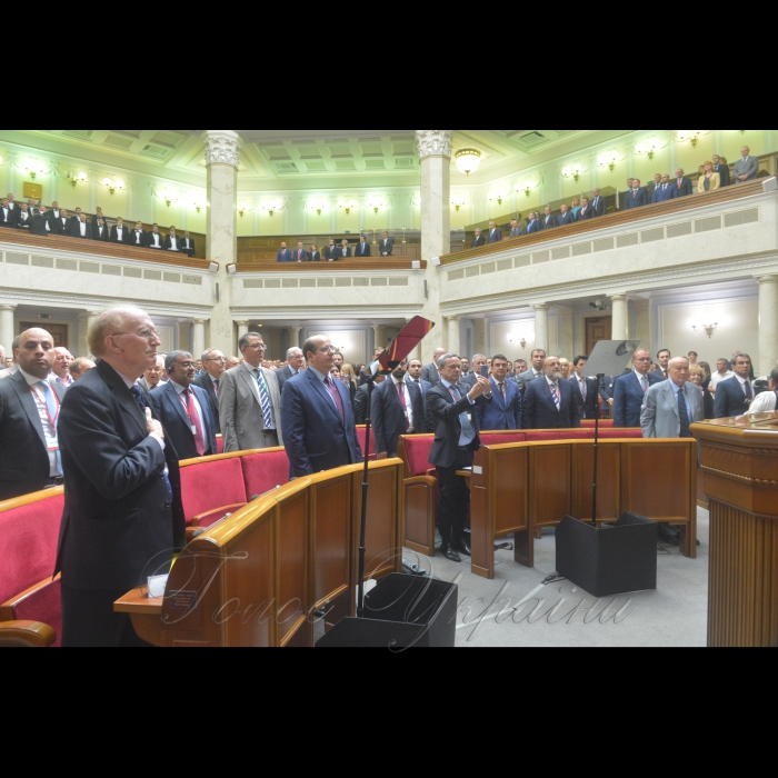 3 липня 2017 урочисте засідання під головуванням Голови Верховної Ради України Андрія Парубія, присвячене 20-ій річниці підписання Хартії про особливе партнерство між Україною та Організацією Північно-Атлантичного договору - НАТО.