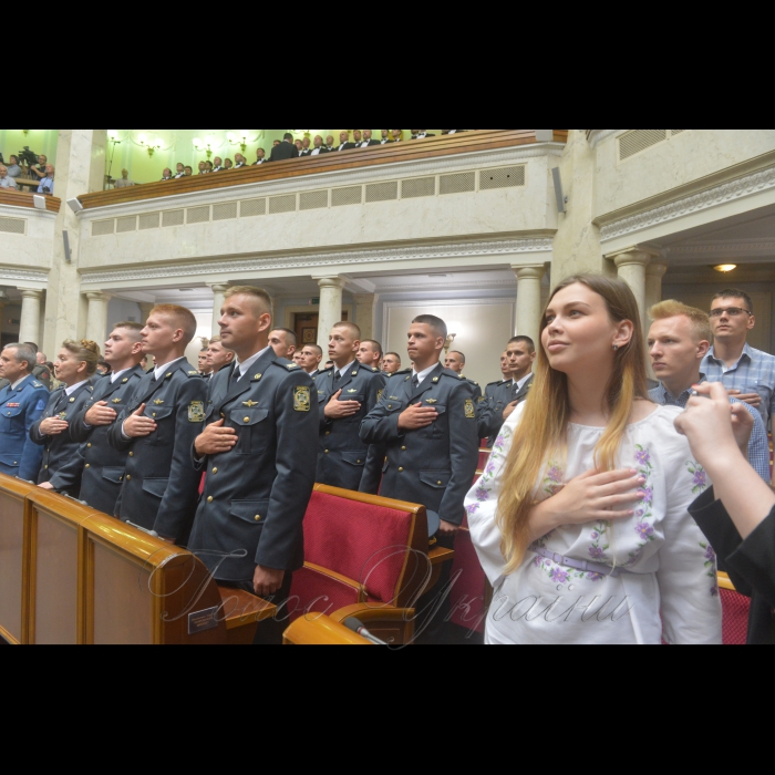 3 липня 2017 урочисте засідання під головуванням Голови Верховної Ради України Андрія Парубія, присвячене 20-ій річниці підписання Хартії про особливе партнерство між Україною та Організацією Північно-Атлантичного договору - НАТО.