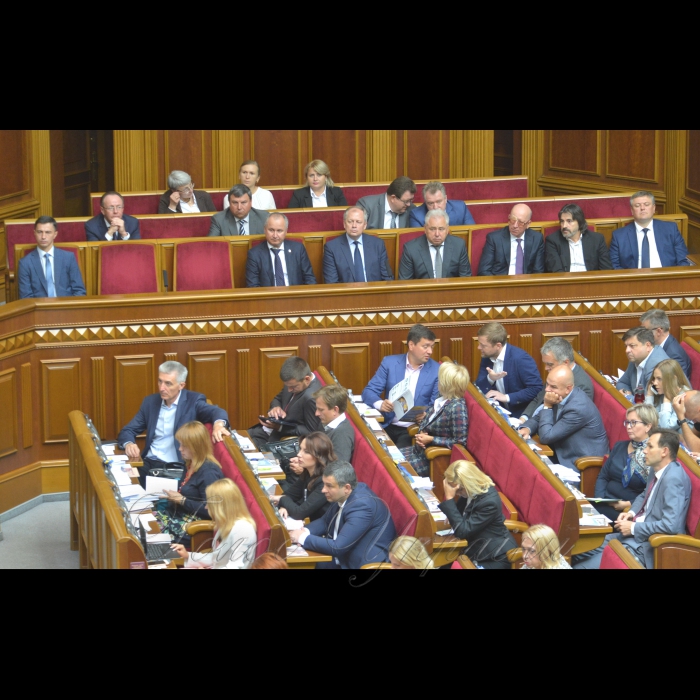 5 вересня 2017 урочисте відкриття сьомої сесії Верховної Ради України VIII скликання.