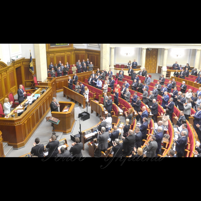 7 вересня 2017 Петро Порошенко виступив у Верховній Раді України зі щорічним посланням. 