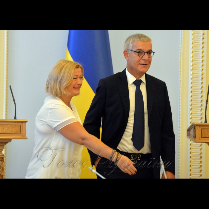 11 вересня 2017 зустріч Першого заступника Голови Верховної Ради України І.В. Геращенко з делегацією Сенату Французької Республіки.