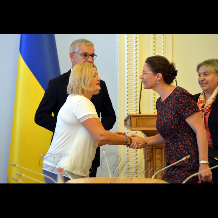 11 вересня 2017 зустріч Першого заступника Голови Верховної Ради України І.В. Геращенко з делегацією Сенату Французької Республіки.
