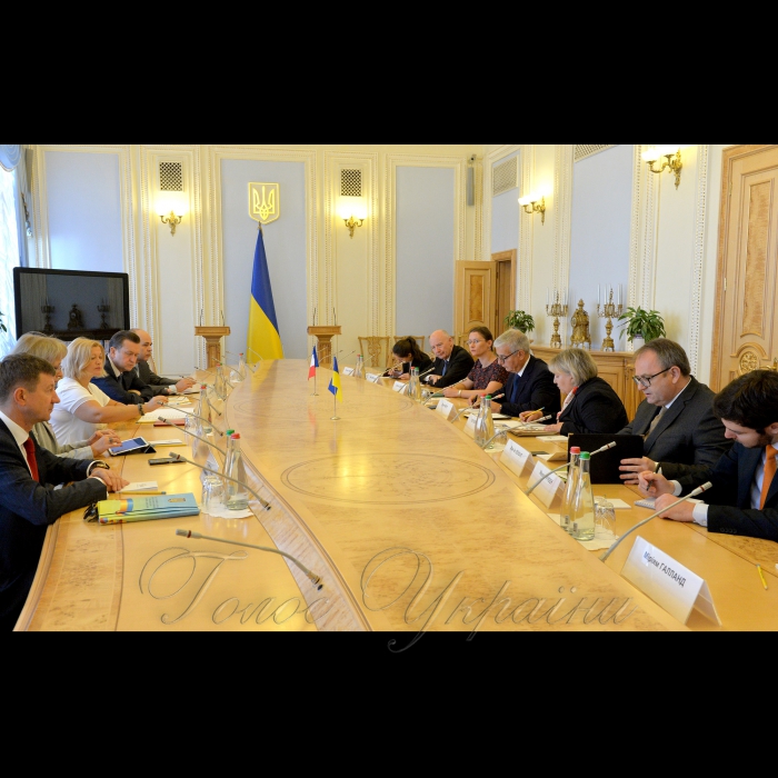 11 вересня 2017 зустріч Першого заступника Голови Верховної Ради України І.В. Геращенко з делегацією Сенату Французької Республіки.