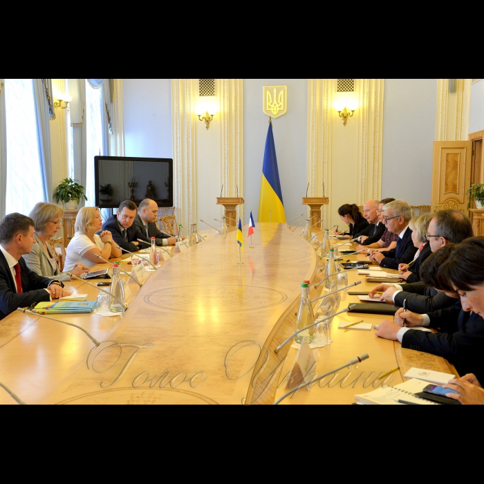 11 вересня 2017 зустріч Першого заступника Голови Верховної Ради України І.В. Геращенко з делегацією Сенату Французької Республіки.