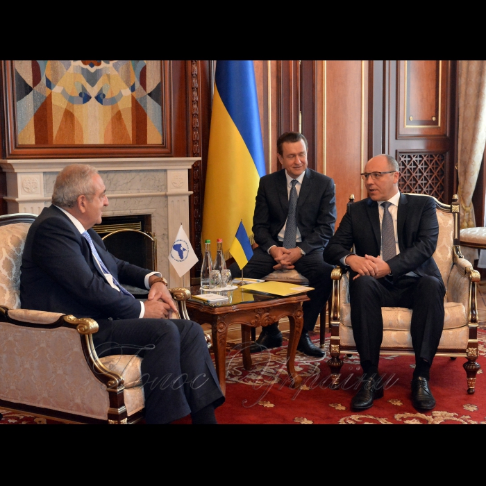 20 вересня 2017 зустріч Голови Верховної Ради України Андрія Парубія з Генеральним секретарем Парламентьскої асамблеї Організації Чорноморського економічного співробітництва Асафом Гаджиєвим.