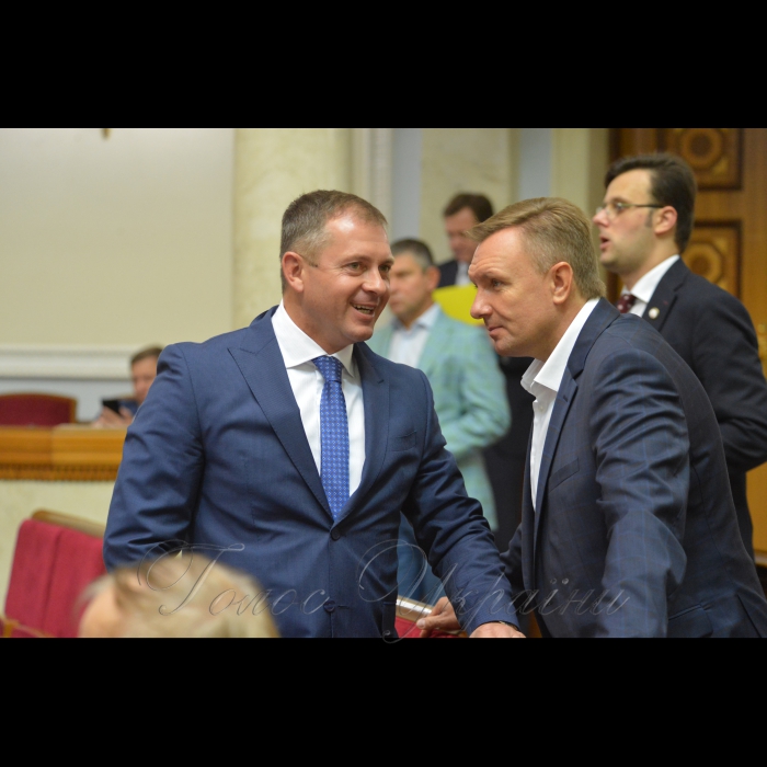 22 вересня 2017 засідання ВР.
Ігор Молоток Воля, Олександр Горбунов НФ.
