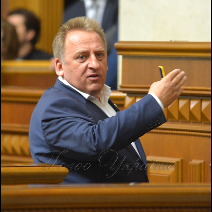 22 вересня 2017 засідання ВР.
Василь Омельченко РП.
