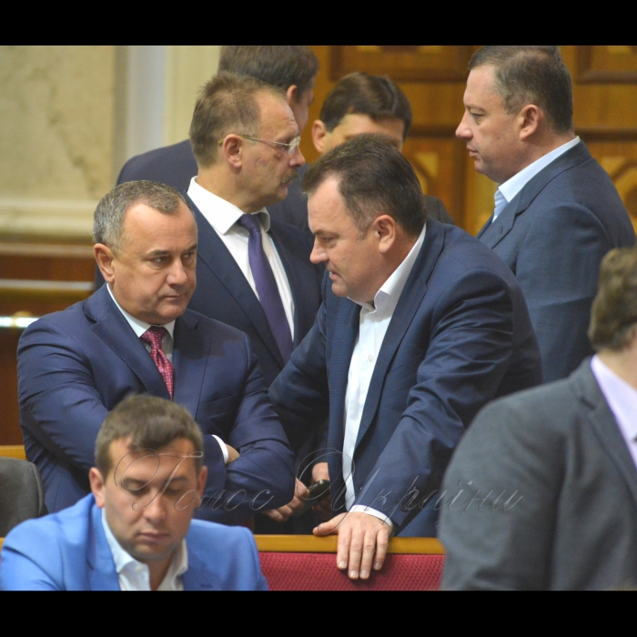 5 жовтня 2017 засідання ВР. Олександр Домбровський БПП, Сергій Мельник БПП.