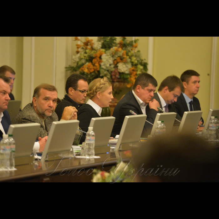 Погоджувальна рада Верховної Ради України. Олександр Бакуменко , Олег Березюк, Юлія Тимошенко, Максим Бурбак, Сергій Березенко, В’ячеслав Кириленко