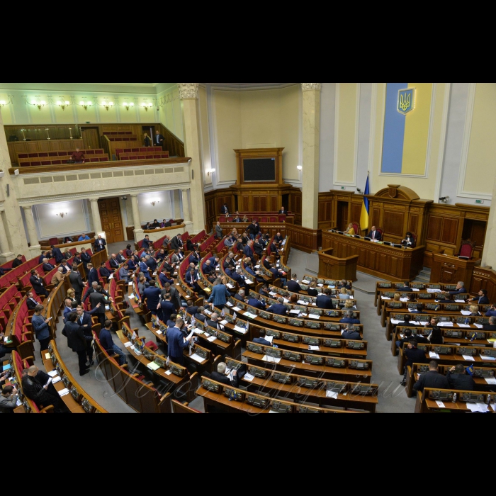 Пленарне засідання Верховної Ради України. Сесійна зала ВР