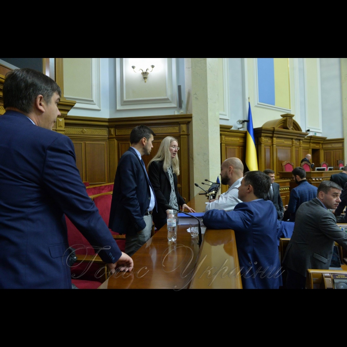 Пленарне засідання Верховної Ради України. Виконувач обов'язків Міністра охорони здоров'я України Супрун Уляна