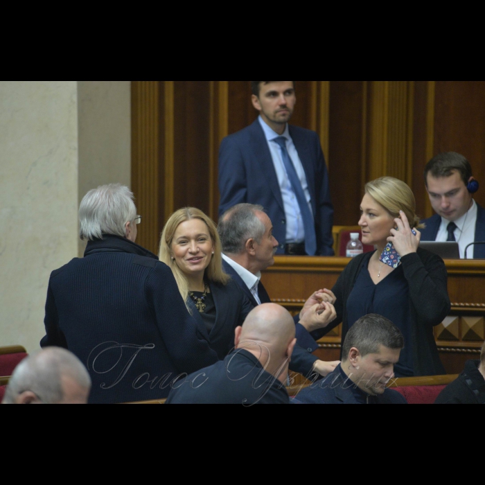 Пленарне засідання Верховної Ради України. Оксана Юринець, Віктор Пинзеник , Марія Іонова -БПП