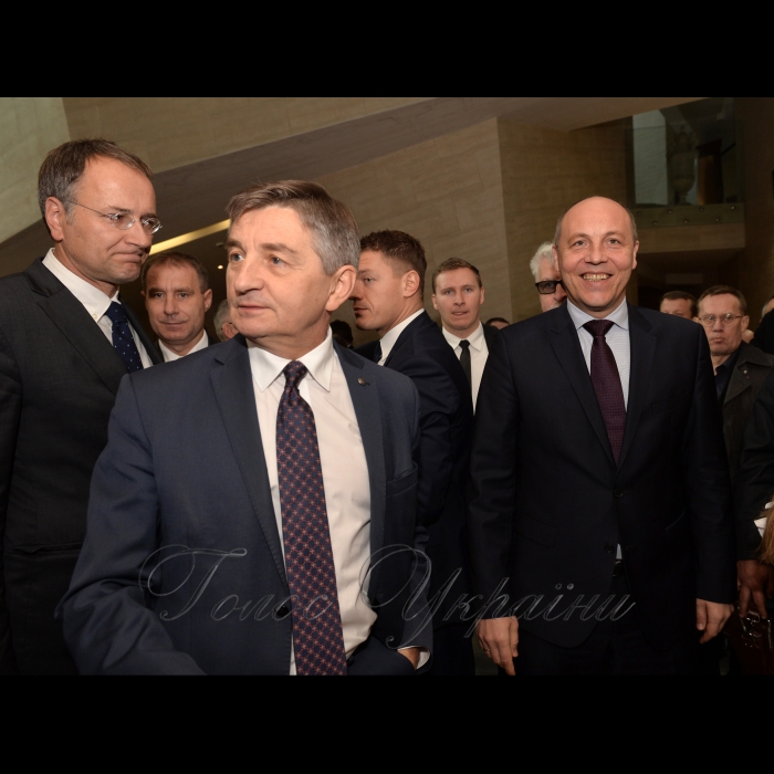 Робочий візит Голови Верховної Ради України Андрія Парубія до Республіки Польща. Участь Голови Верховної Ради України Андрія Парубія та Маршалка Сейму Республіки Польща Марка Кухцінського у Конференції на тему парламентського співробітництва в регіоні Центральної і Східної Європи

