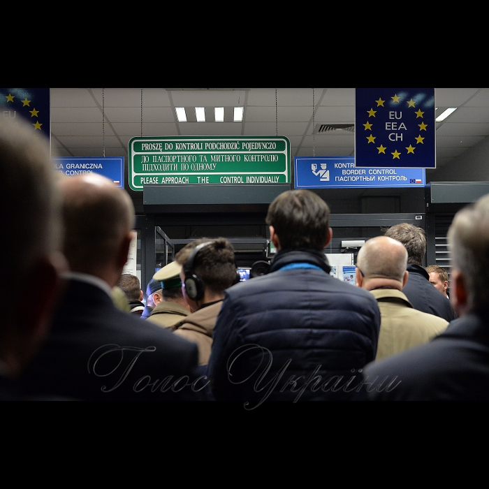 Робочий візит Голови Верховної Ради України Андрія Парубія до Республіки Польща. Пункт пропуску «Шегині-Медика» Ознайомлення з інфраструктурою п/п та технологією здійснення прикордонно-митного контролю, огляд пішого переходу