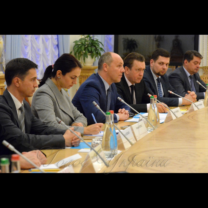 Зустріч Голови Верховної Ради України Андрія Парубія зі спеціальним представником Державного департаменту США з питань України Куртом Волкером. Боднар, Гопко
