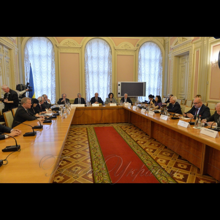 Зустріч Голови ВР України Андрія Парубія та заступника Голови ВР Оксани Сироїд з Венеційською комісією. Томас Маркерт