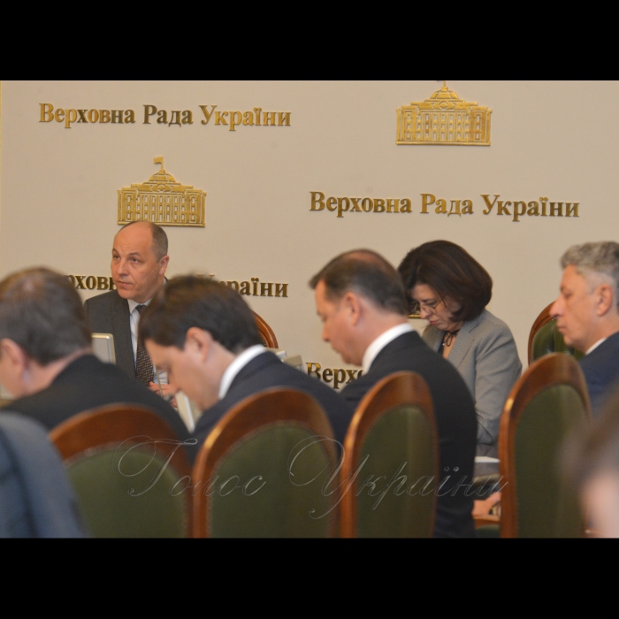 Погоджувальна рада Верховної Ради України. Андрій Парубій, Оксана Сироїд