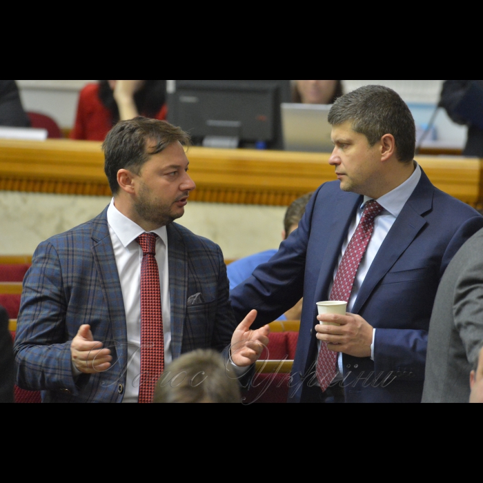 Пленарне засідання Верховної Ради України. Юрій Соловей БП Павло Різаненко БП