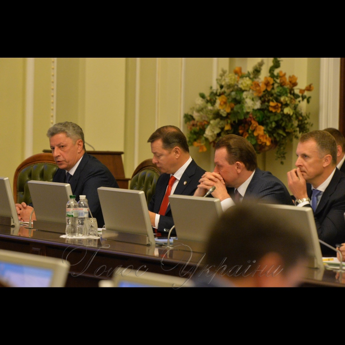   Погоджувальна рада Верховної Ради України. Юрій Бойко, Олег Ляшко, Олександр Біловол, Ярослав Москаленко