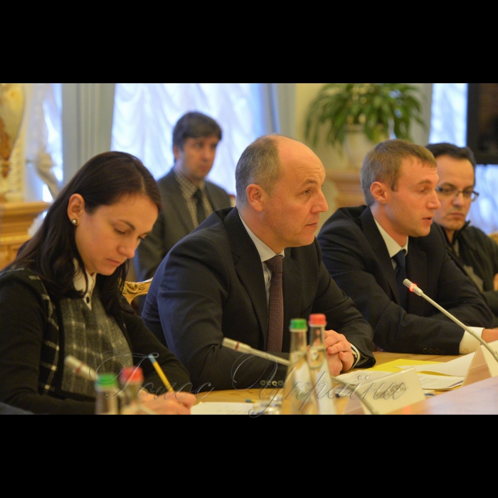 Зустріч Голови Верховної Ради України Андрія Парубія з Президентом Групи Світового банку Джимом Йонг Кімом за участі голів депутатських фракцій та груп