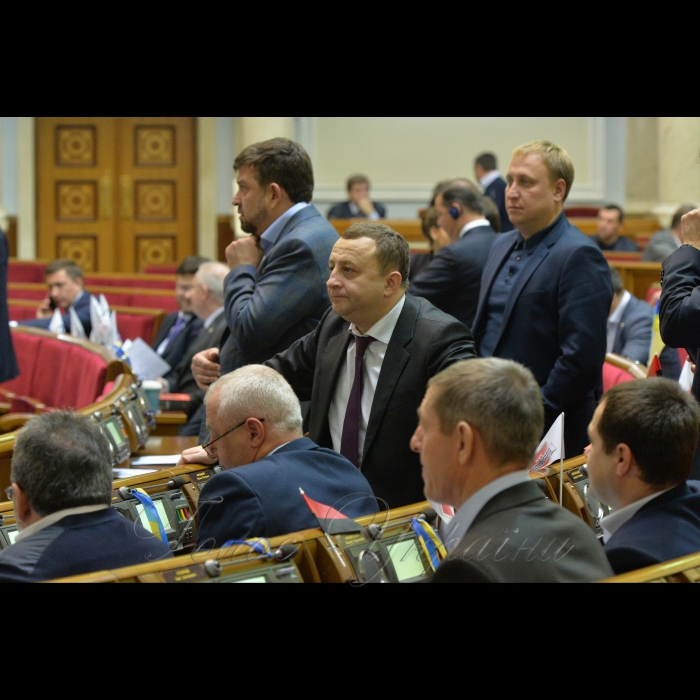 Пленарне засідання Верховної Ради України. Василь Яніцький-БПП