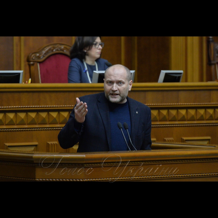 Пленарне засідання Верховної Ради України. Борислав Береза-позафракційний