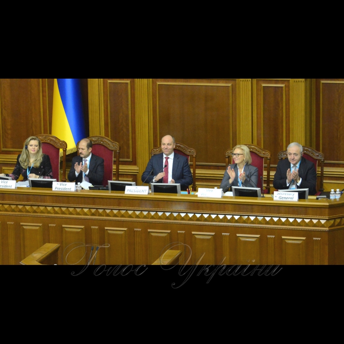 29 листопада 2017 Голова Верховної Ради України Андрій Парубій звернувся з вітальним словом до учасників під час офіційного відкриття Пленарного засідання Генеральної Асамблеї ПАЧЕС у ВР.