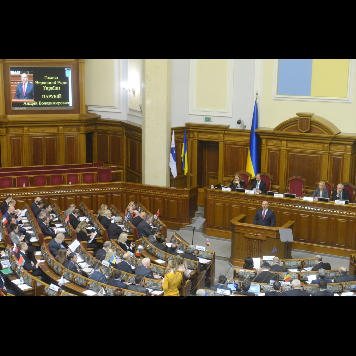 29 листопада 2017 Голова Верховної Ради України Андрій Парубій звернувся з вітальним словом до учасників під час офіційного відкриття Пленарного засідання Генеральної Асамблеї ПАЧЕС у ВР.