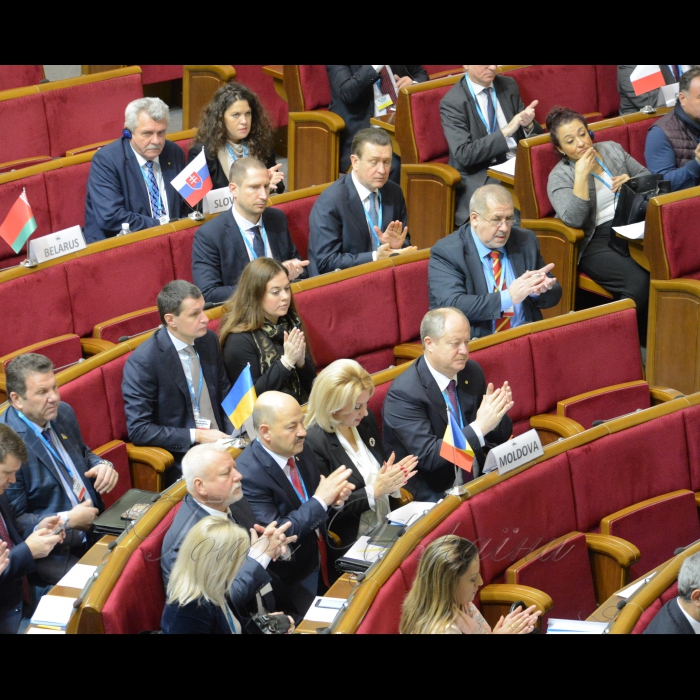 29 листопада 2017 Голова Верховної Ради України Андрій Парубій звернувся з вітальним словом до учасників під час офіційного відкриття Пленарного засідання Генеральної Асамблеї ПАЧЕС у ВР.