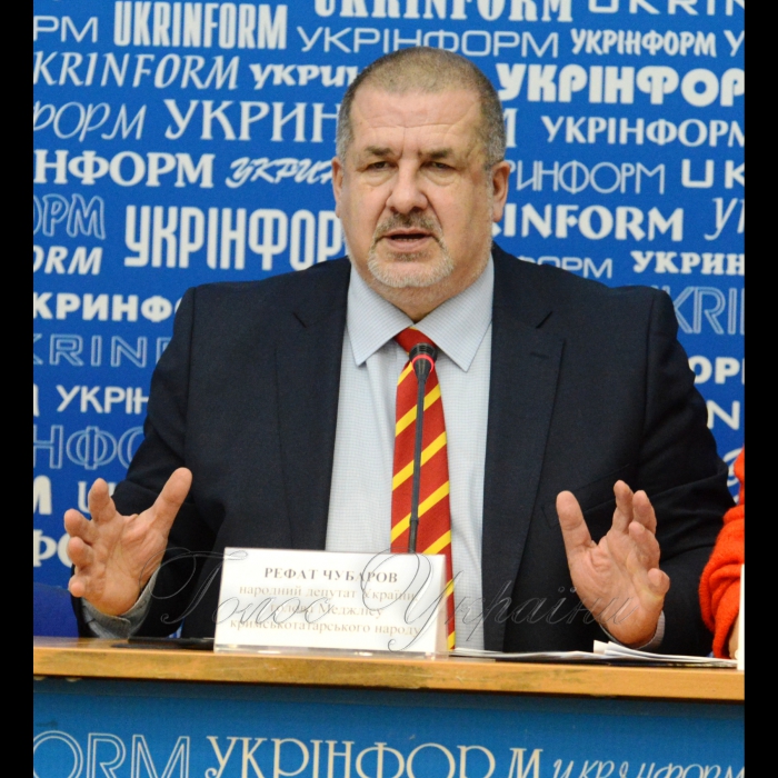 30 листопада 2017 прес-конференція в Укрінформі з нагоди відзначення 100 років з дня проведення Першого Курултаю - національного з'їзду кримськотатарського народу.  Організатор: Міністерство інформаційної політики України.
Рефат Чубаров - народний депутат України, голова Меджлісу кримськотатарського народу.