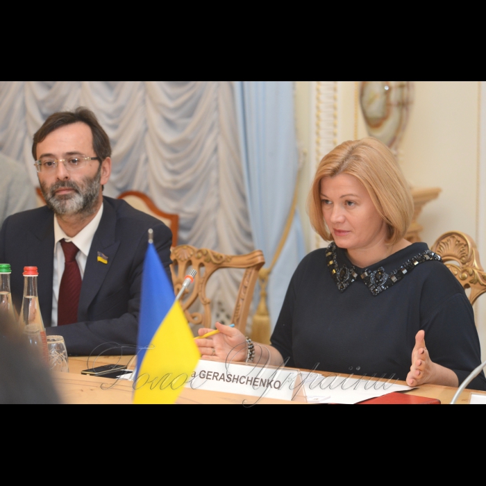 7 грудня 2017 перший заступник Голови Верховної Ради України Ірина Геращенко зустрілась з делегацією Кнесету Держави Ізраїль на чолі з Головою Комітету Кнесету Держави Ізраїль з внутрішньої політики і охорони навколишнього середовища, керівником делегації Давідом Амсалемом.
Заступник голови Комітету, голова підкомітету з міжнародно-правових питань та внутрішньо переміщених осіб Комітету Верховної Ради України з питань прав людини, національних меншин і міжнаціональних відносин Логвинський Георгій, Ірина Геращенко.