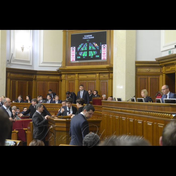 7 грудня 2017 сесія Верховної Ради України. Вечірнє пленарне засідання Верховної Ради України.
Верховна Рада України 273 голосами ухвалила Закон про Державний бюджет України на 2018 рік та 259 голосами - Постанову «Про кошторис Верховної Ради України на 2018 рік». Голосування за державний бюджет.