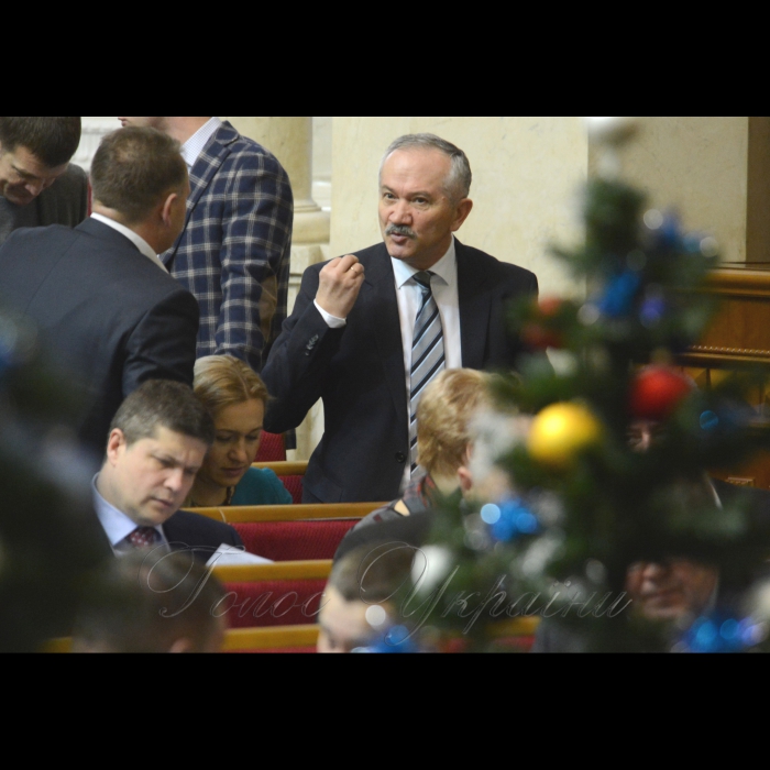 19 грудня 2017 сесія Верховної Ради України. Віктор Пинзеник БП.