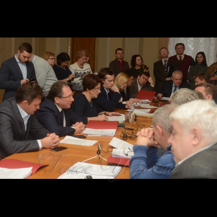 20 грудня 2017 засідання Комітету ВР з питань податкової та митної політики, на якому зокрема розглядався проект Закону про аудит фінансової звітності та аудиторську діяльність (друге читання).